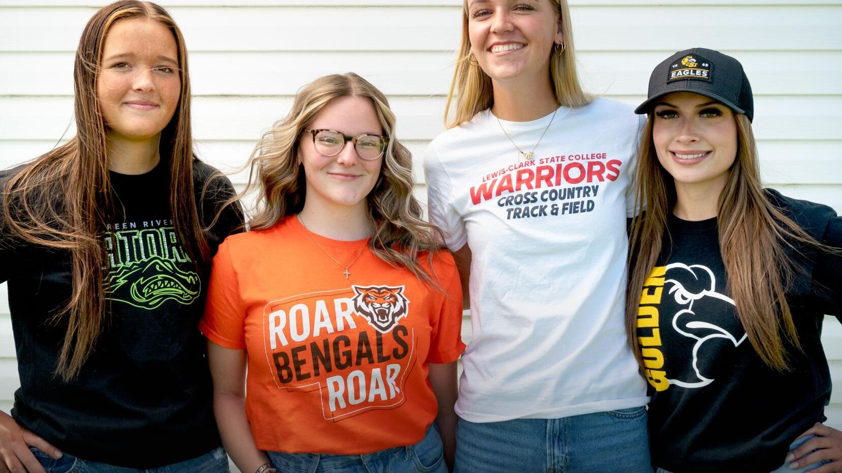 Caribou County female athletes sign to compete at collegiate level in Idaho and Washington